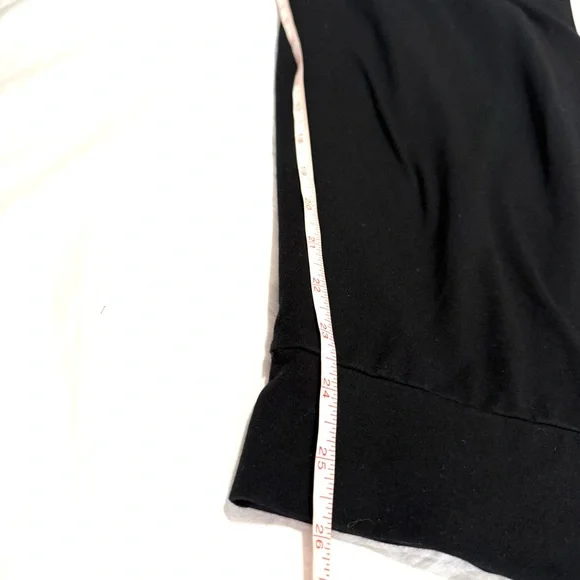 Eileen Fisher Pants Womens 1X Black Cotton Spandex Pull On Crop Stretchy - Picture 8 of 8
